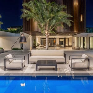 Ibiza 3 Seat Sofa Set With Square Coffee Table - Oatmeal - Image 9