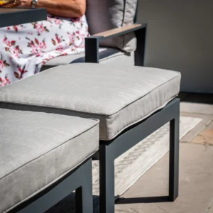 Vancouver 3 Seat Sofa Set With Rising Table - Dove Grey - Image 5
