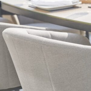 Nevada Putty Outdoor 6 Seater Dining Set - Image 10
