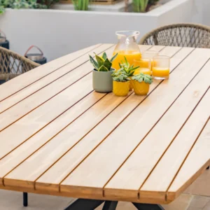 Bali Rope Weave 8 Seat Oval Dining Set - Image 8