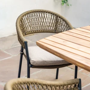 Bali Rope Weave 8 Seat Oval Dining Set - Image 10
