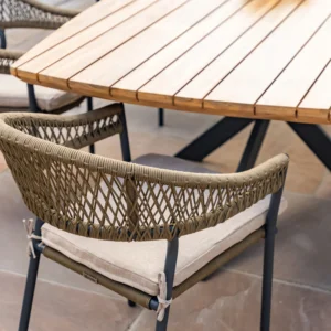 Bali Rope Weave 8 Seat Oval Dining Set - Image 11