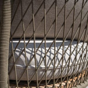 Bali Rope Weave Corner Sofa Set & Armchair - Image 8