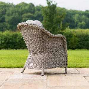 Oxford Heritage 4 Seat Round Rattan Dining Set - Image 4