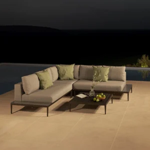 Outdoor Fabric Eve Corner Group - Flanelle - Image 4