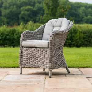 Oxford Heritage 4 Seat Round Rattan Dining Set - Image 7