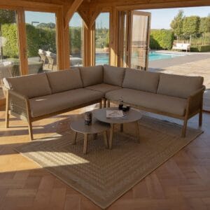 Martinique Rope Weave Corner Sofa Set - Image 5