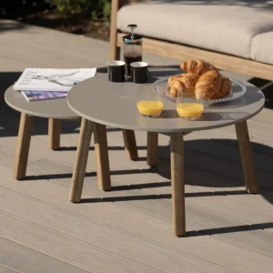 Martinique Rope Weave 2 Seat Sofa Set with 2 Lounge Armchairs & 2 Round Coffee Tables - Image 13