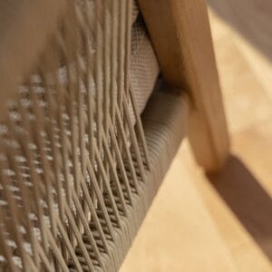 Martinique Rope Weave 2 Seat Sofa Set with 2 Lounge Armchairs & 2 Round Coffee Tables - Image 7