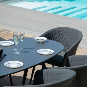 Ambition 6 Seat Oval Dining Set - Image 4
