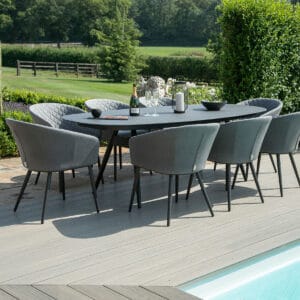 Ambition 8 Seat Oval Dining Set - Image 4