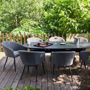 Ambition 8 Seat Oval Dining Set - Image 6