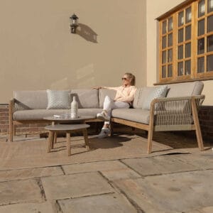 Martinique Rope Weave Corner Sofa Set - Image 11