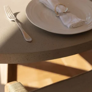 New Martinique 4 Seat Round Dining Set - Light Brown - Image 11