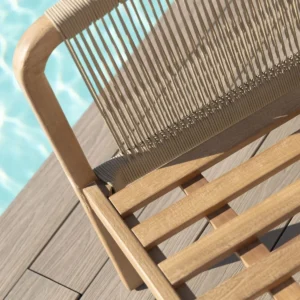 Martinique Rope Weave 2 Seat Sofa Set with 2 Lounge Armchairs & 2 Round Coffee Tables - Image 15