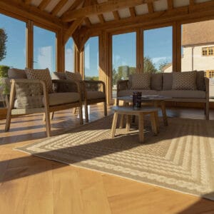 Martinique Rope Weave 2 Seat Sofa Set with 2 Lounge Armchairs & 2 Round Coffee Tables - Image 23